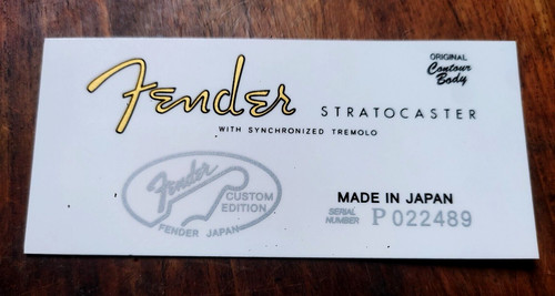 Fender stratocaster made - stratocaster, in